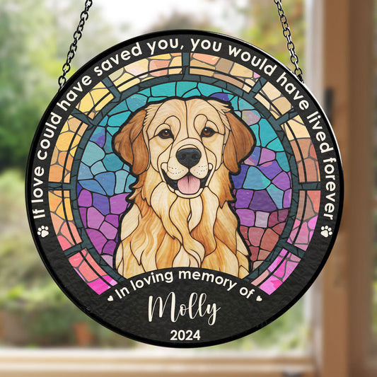 Custom Photo Life Is Better with Dog - Personalized Window Hanging Suncatcher