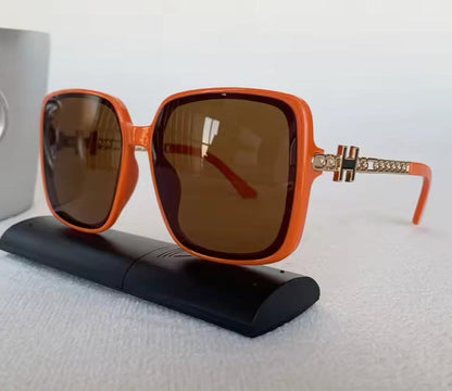 Women Men Designer Vintage Rays Mirror Square Letter Shades Sunglasses UV400