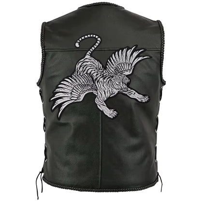 Embroidered large-size Fly Tiger wings Patch Appliques Iron on Patches Badge Clothes Sewing