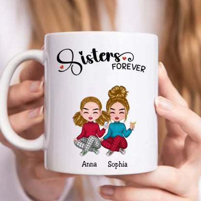 11oz Sisters Forever - Personalized Mug