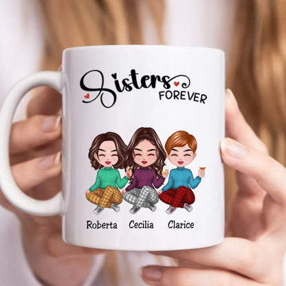 11oz Sisters Forever - Personalized Mug